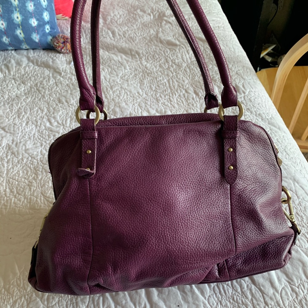 Halogen authentic leather purse